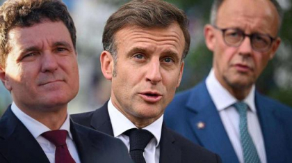 Politico: Noul președinte al României este în mijlocul unui „triunghi amoros” cu Friedrich Merz și Emmanuel Macron