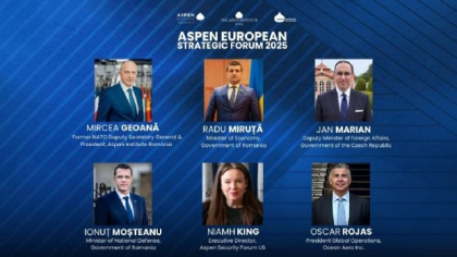 Aspen European Strategic Forum, la București, pe19 septembrie 2025