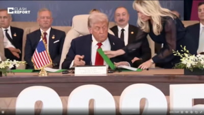 Acordul de pace pentru Gaza a fost întărit prin semnătura președintelui Trump. Netanyahu a lipsit de la ceremonie, dar a fost prezent șeful Autorităţii Palestiniene, Mahmoud Abbas VIDEO