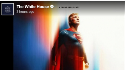 Trump a ajuns să fie și Superman, după ce în trecut a apărut ca papă și s-a comparat cu Elvis Preseley