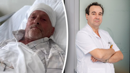 Bărbat de 67 de ani, salvat de medicii din Iași după ce s-a prezentat la spital cu o tumoră cerebrală de aproximativ 10 cm