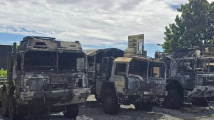 Germania anchetează un posibil act de sabotaj după ce mai multe camioane militare au ars într-o bază de reparații