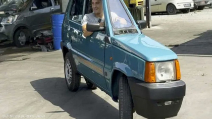 Cea mai îngustă mașină din lume are doar 50 de centimetri lățime. Constructor: „Totul a început de la autodistrugerea noastră”