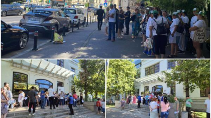 Protest spontan la Ministerul Muncii. Angajații de la Primăria Sector 3 și cei din asistență socială refuză să mai lucreze