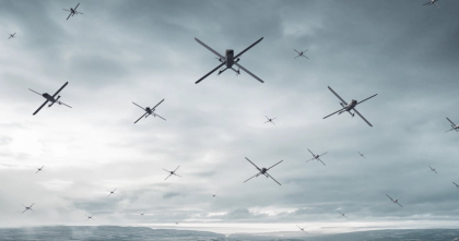 Război pe cer: Rusia doboară 105 drone ucrainene într-o singură noapte