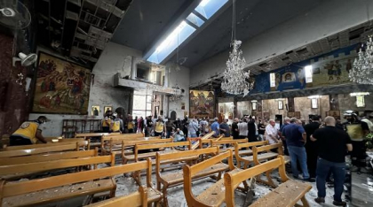 Atac sinucigaş cu bombă în biserica Mar Elias din Damasc. 20 de morţi