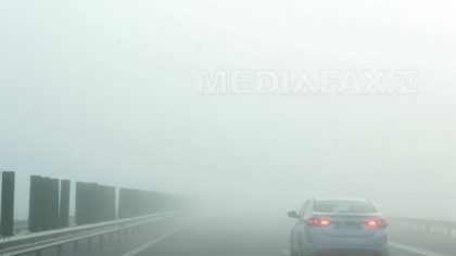 Cod galben de ceaţă în sudul României