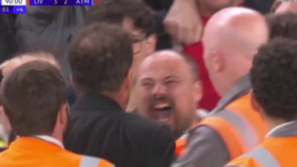 Diego Simeone și-a ieșit din minți pe terenul lui Liverpool. N-a mai rezistat la ironiile spectatorului VIDEO