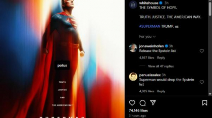 După ce s-a costumat în Papă și Sith Lord, Donald Trump vrea să fie Superman. Casa Albă publică o nouă imagine pe contul de Instagram