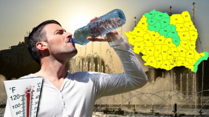 Avertizare meteo. COD PORTOCALIU de caniculă în jumătate de țară. Se anunță temperaturi de 40 de grade