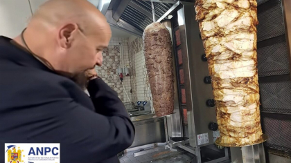 Piedone a aflat adevărul crunt. Din ce e făcută shaorma de pui din fast food-urile bucureștene, de fapt. Șeful ANPC a încremenit