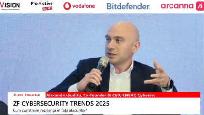 Alexandru Suditu, Co-founder &amp; CEO, ENEVO Cybersec: În sectorul energetic, armele cibernetice folosite în atacuri sunt mult mai scumpe, sunt utilizate o singură dată, iar impactul este mult mai mare