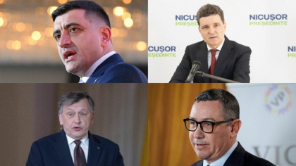Rezultate parțiale după primele procese electorale: Simion – 42,96%, Antonescu – 23,63%, Ponta – 14,66%, Dan – 13,95%