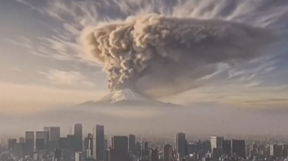 Japonia publică un video AI cu erupția înfricoșătoare Muntelui Fuji pentru a pregăti locuitorii din Tokyo