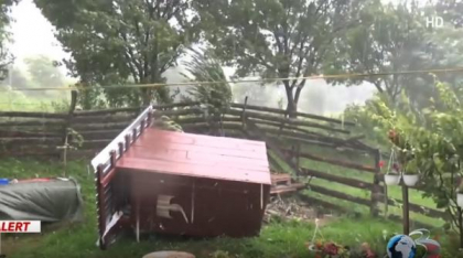 Vreme extremă în România: Județe măturate de vijelii, furtunile au făcut dezastru în țară, la peste 41 de grade Celsius