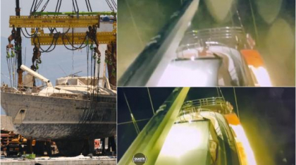 Primele imagini de pe camerele de video de pe iahtul scufundat Bayesian. Ce se observă în minutele dinaintea dezastrului