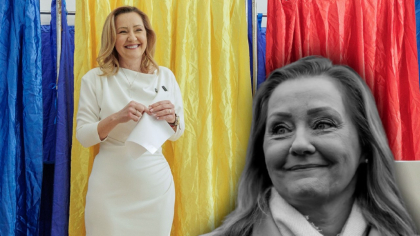 Elena Lasconi, abandonată de USR la sediul de campanie. Doar soțul și câțiva susținători îi mai sunt alături