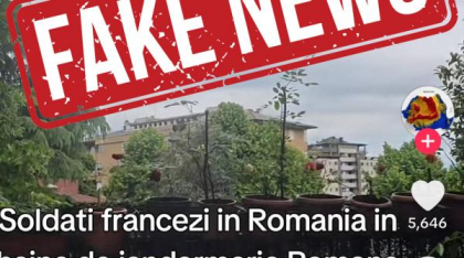 MApN: Încercare de dezinformare pe TikTok cu privire la militarii francezi din România