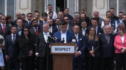 George Simion anunță că la ora 21 va fi dat un rezultat ”care nu reflectă realitatea din teren” și lansează un mesaj de ”iertare”
