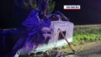 Cum s-a produs accidentul grav de pe „Drumul morții”. Microbuzul a fost aruncat într-un copac de autocarul cu 60 de ucraineni