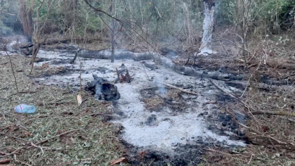 MApN: Zeci de fragmente de drone găsite pe teritoriul României