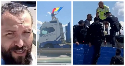 A fost reținut șoferul care a blocat A1 cu TIR-ul. Susținătorul lui Călin Georgescu, cercetat pentru instigare și îngreunarea traficului