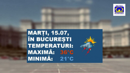 Cod galben de caniculă în București cu temperaturi de până la 35°C