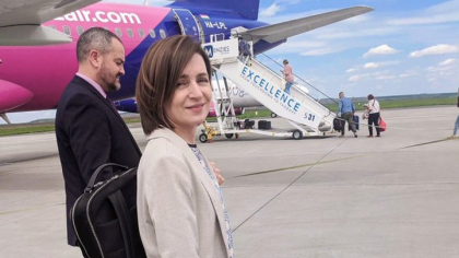 Deplasările președintelui Rep. Moldova, Maia Sandu, în primul mandat: costuri de două ori mai mici decât ale lui Igor Dodon