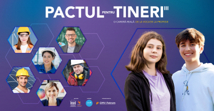 Programul „Pactul pentru Tineri” a ajuns la a treia ediție. CONAF continuă lupta cu abandonul școlar