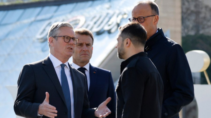 Liderii țărilor europene reuniți la Kiev au discutat cu Trump despre un armistițiu de 30 de zile în Ucraina. Reacția Kremlinului