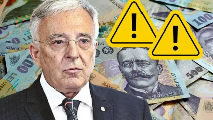 Alertă maximă de la BNR pentru toți românii. Mugur Isărescu a lansat avertismentul despre bani