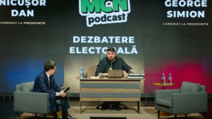 George Simion lipsește și de la dezbaterea organizată de Micutzu', deși confirmase participarea. Nicușor Dan, singurul candidat prezent