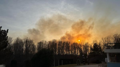 Incendiu la o unitate de cazare din Delta Dunării. Doi turiști s-au autoevacuat