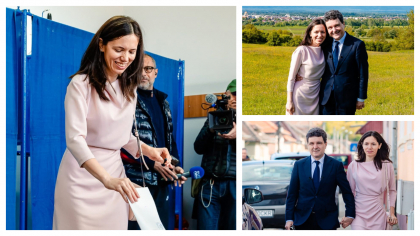 Cât costă rochia purtată de Mirabela Grădinaru, partenera lui Nicușor Dan, în ziua alegerilor prezidențiale