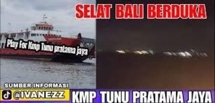 Naufragiul unui feribot în largul insulei Bali
