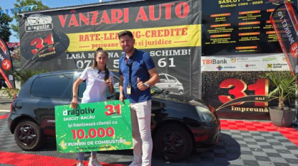 Parc Auto Dragoliv lansează o campanie unică în România: 10.000 de plinuri gratuite pentru clienți