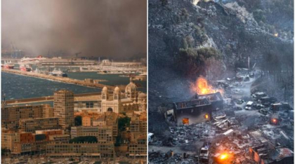 „Este apocaliptic”. Incendiul devastator din Marsilia se propagă cu 1,2 km pe minut. 110 oameni au fost răniți