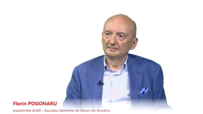 ZF Live. Florin Pogonaru, preşedinte, AOAR: Dacă avem noroc, rămânem pe plus cu economia. Trebuie să venim cu măsuri pentru a încuraja firmele mijlocii şi mari româneşti dacă vrem să fim jucători regionali