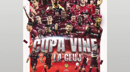 CFR Cluj – FC Hermannstadt. Cine transmite la TV finala din Cupa României