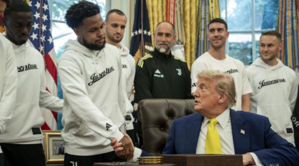 Trump i-a întrebat pe jucătorii lui Juventus despre sportivii transgender la vizita de la Casa Albă