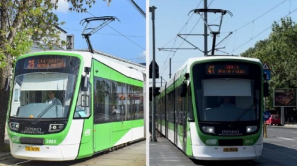 Liniile de tramvai 25 și 41 ale STB, suspendate în weekend din cauza unor lucrări