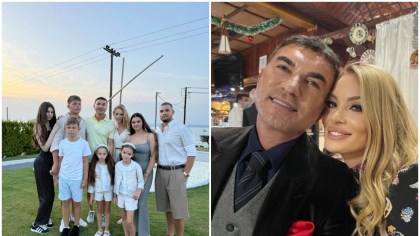 Cristi Borcea s-a reunit cu 7 dintre cei 9 copii. Valentina Pelinel a postat imaginile pe Internet: „Familia , locul unde începe viata”