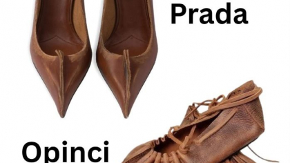 Prada, în mijlocul controverselor: opincile românești, inspirație de lux? (FOTO)