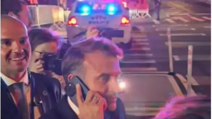 Moment inedit la New York: Macron l-a sunat pe Trump din mijlocul străzii: „Ghici ce, totul este blocat pentru tine”