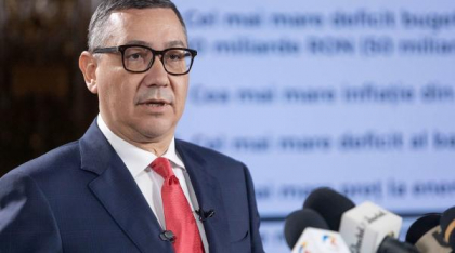 Ponta: Nu m-am întâlnit niciodată cu Nicușor Dan, cu excepția dezbaterii de la TVR
