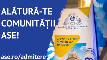 Joi, 3 iulie, ASE începe înscrierile pentru Admiterea la programele de licență!