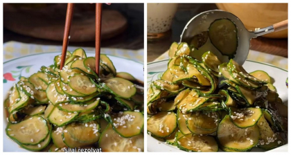 Salată de castraveți cu susan, rețeta fresh pentru zilele caniculare. Cele două ingrediente secrete care îi oferă un gust special. VIDEO