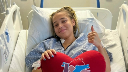 Savy King, fotbalista de la Angel City care s-a prabușit pe teren, a fost externată