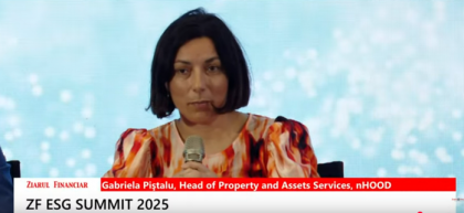 Gabriela Piştalu, nHOOD: Încercăm să ne uităm şi noi din ce în ce mai mult către zona ESG. În zona de centre comerciale, ce gestionăm noi zilnic, principalii furnizori sunt cei care la rândul lor prestează servicii de facility management sau furnizori care vin şi ne ajută în managementul deşeurilor