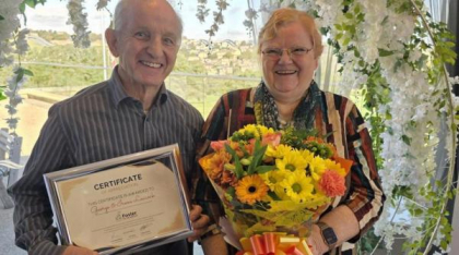 George și Irene Leacock, soț și soție, au fost premiați după ce au avut grijă de 75 de copii timp de peste patru decenii
